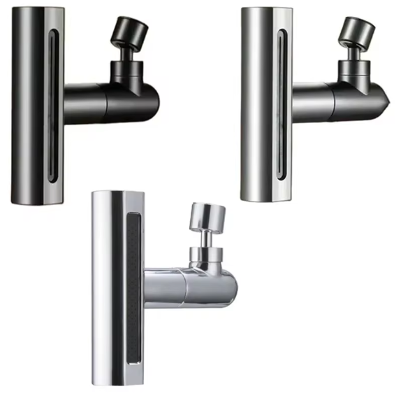 Grifo giratorio de 720° con 4 modos de agua